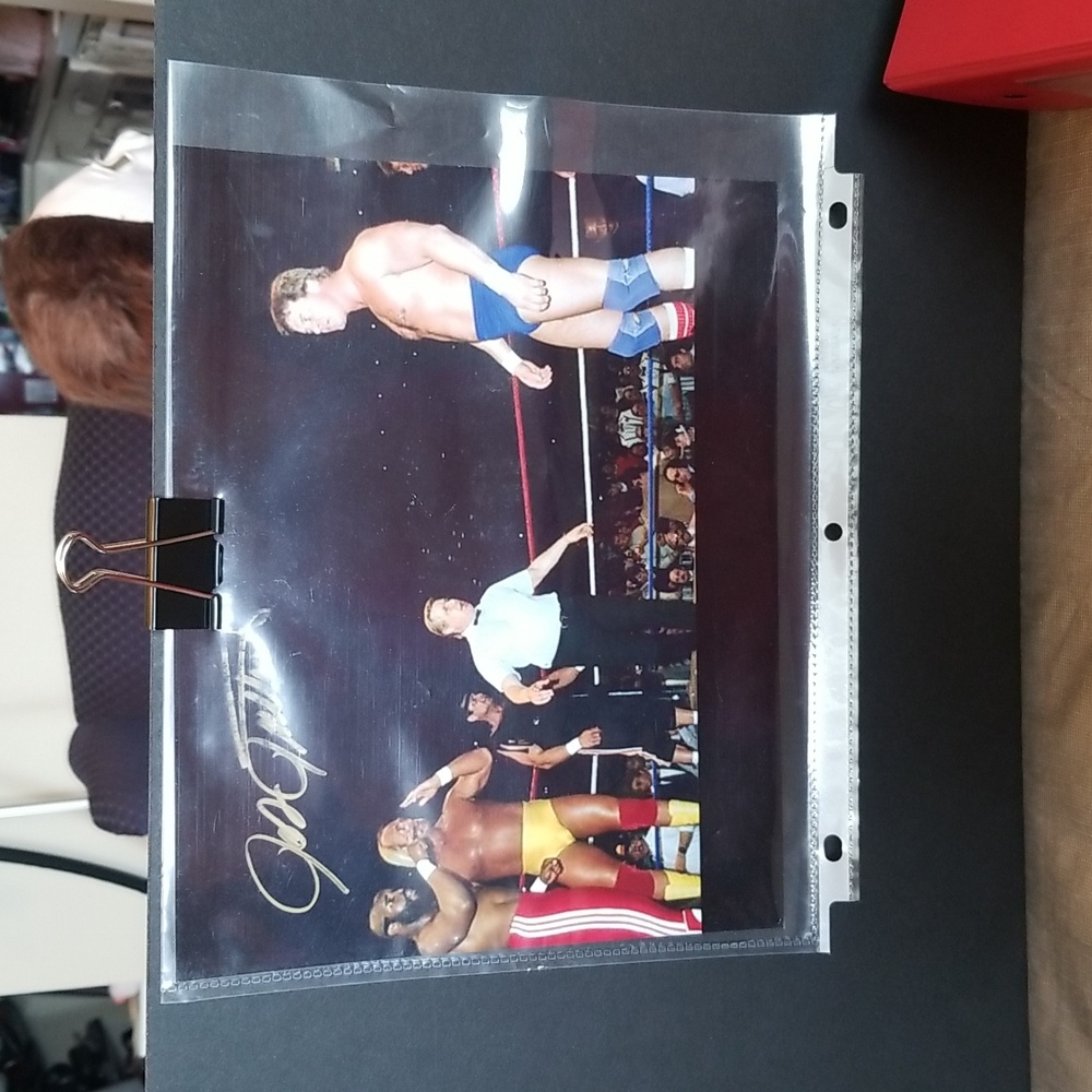 Wrestling Pat Patterson Autographed Colour Photo 8x10 WWE